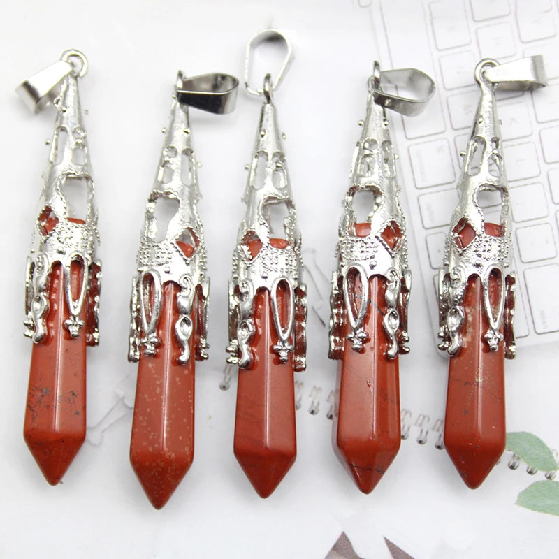 16 Pack Hexagonal Crystal Pendulum