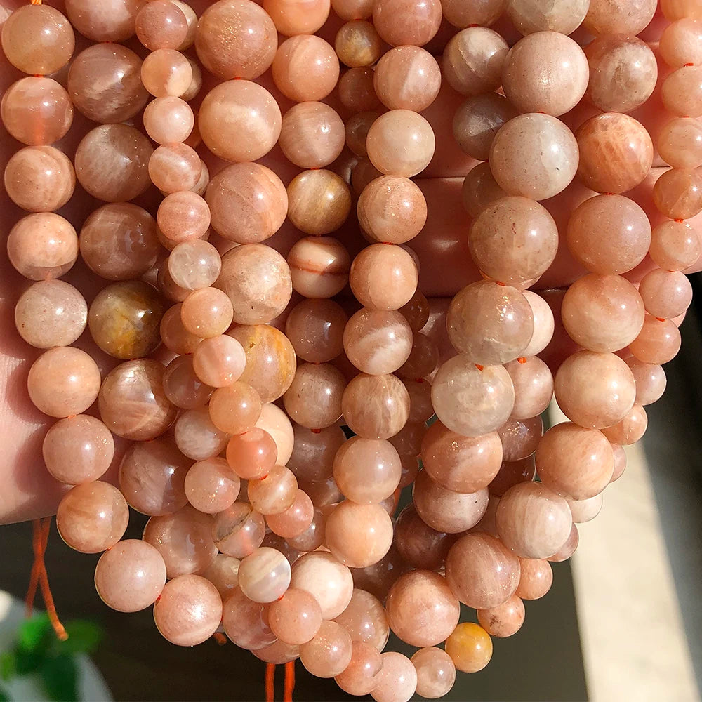 Natural Arusha Sunstone Bead Strand