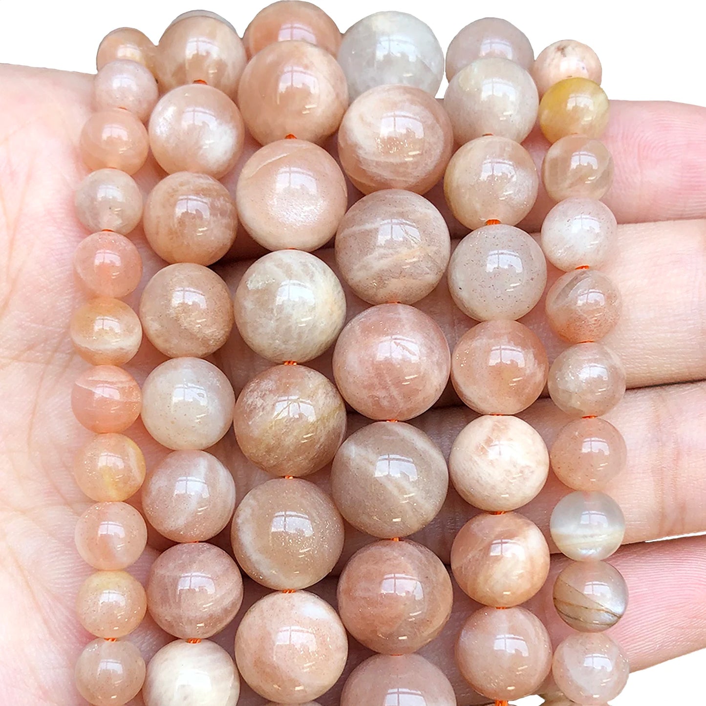Natural Arusha Sunstone Bead Strand