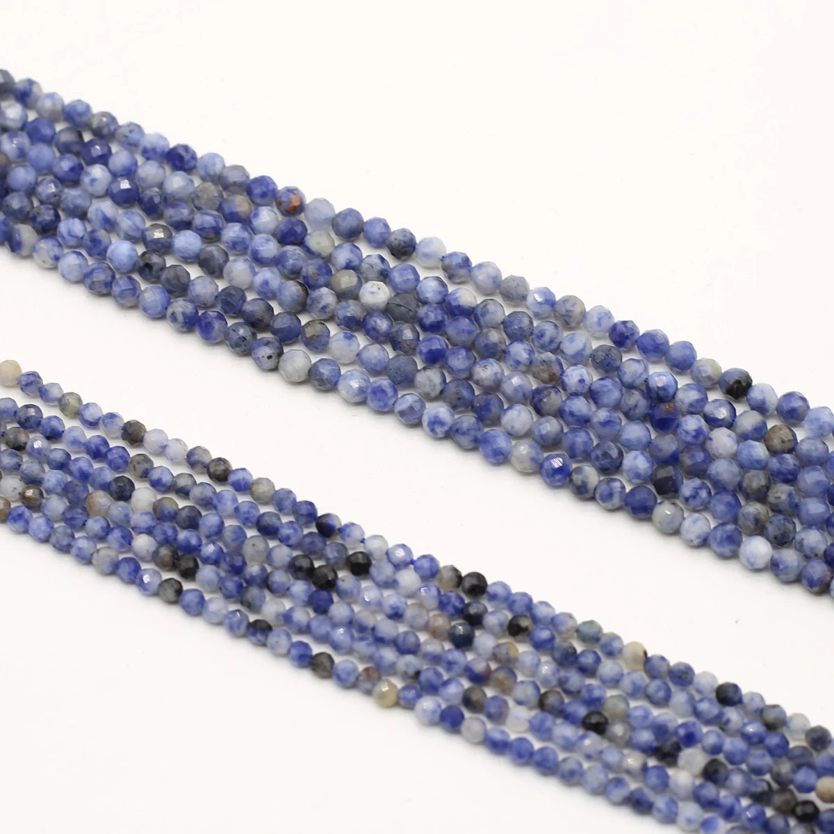 Faceted Sodalite Bead Strand
