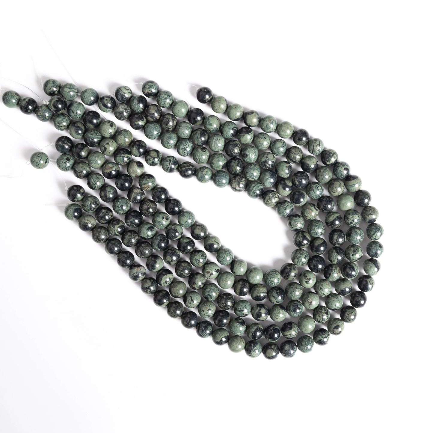 HQ Natural Kambaba Jasper Bead Strand