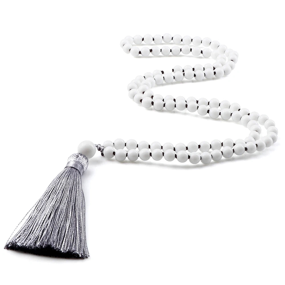 Mala 108 Stone Bead Necklace