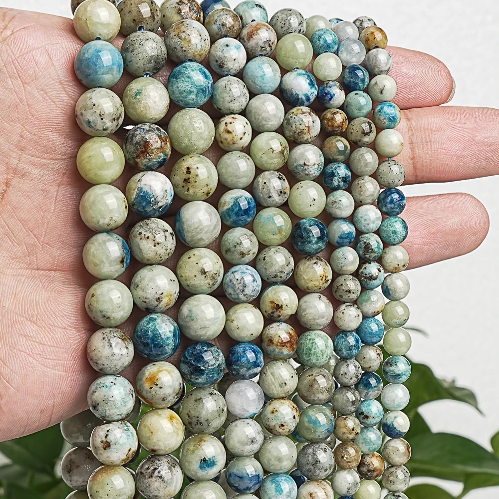 HQ Natural Blue Hackmanite/Sodalite Bead Strand (6/8/10mm)
