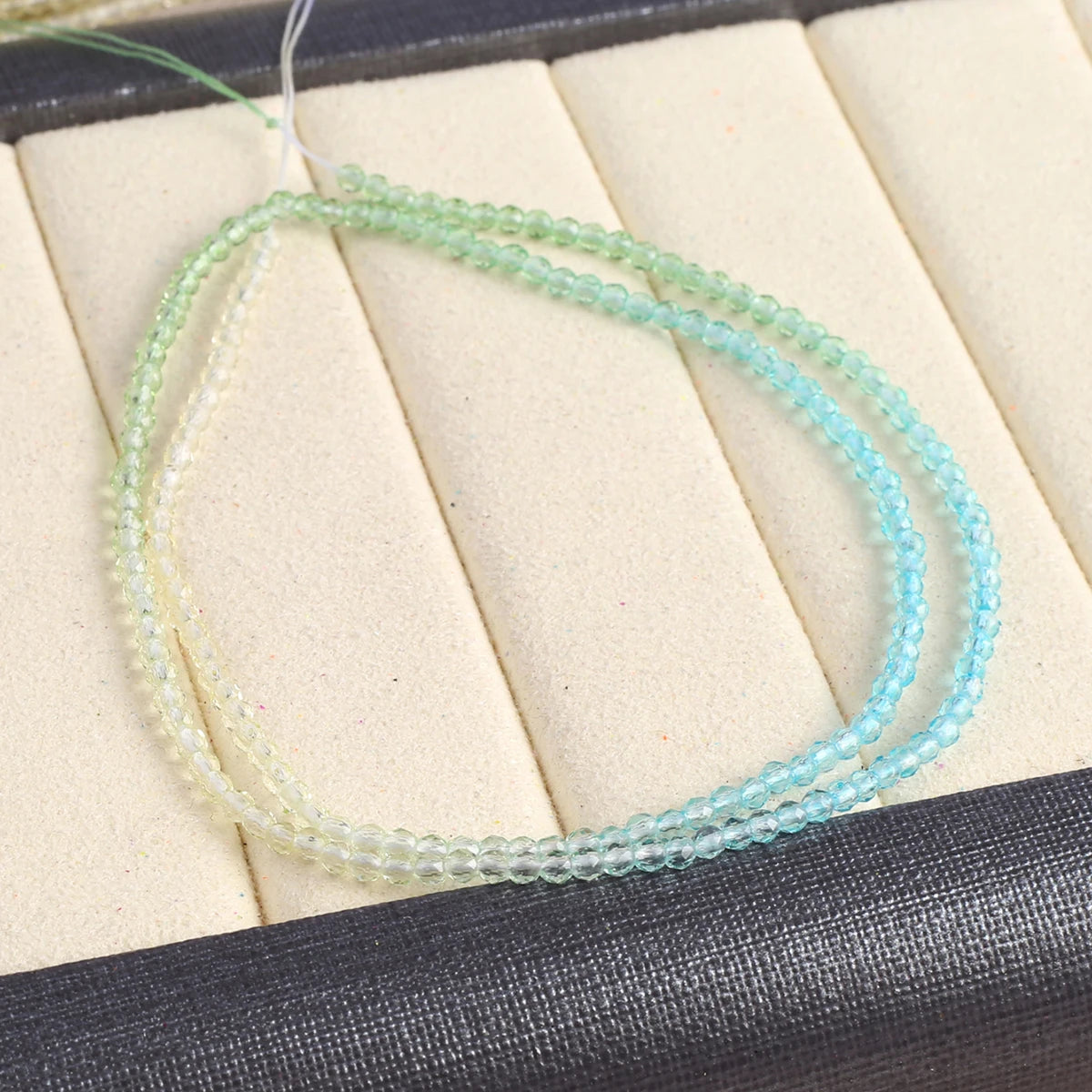 2mm Gradient Natural Stone Bead Strand