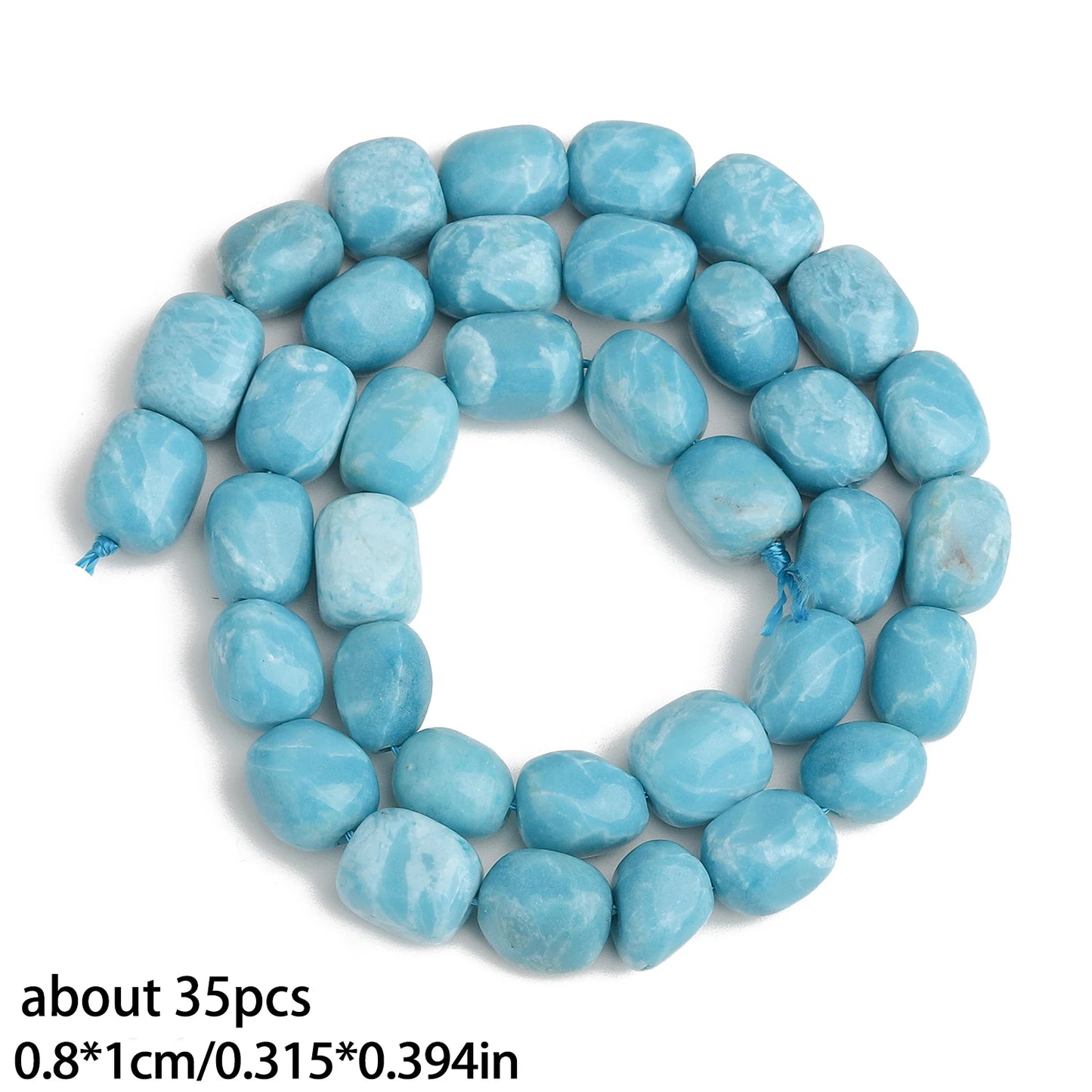 AAA Natural Larimar Bead Strand