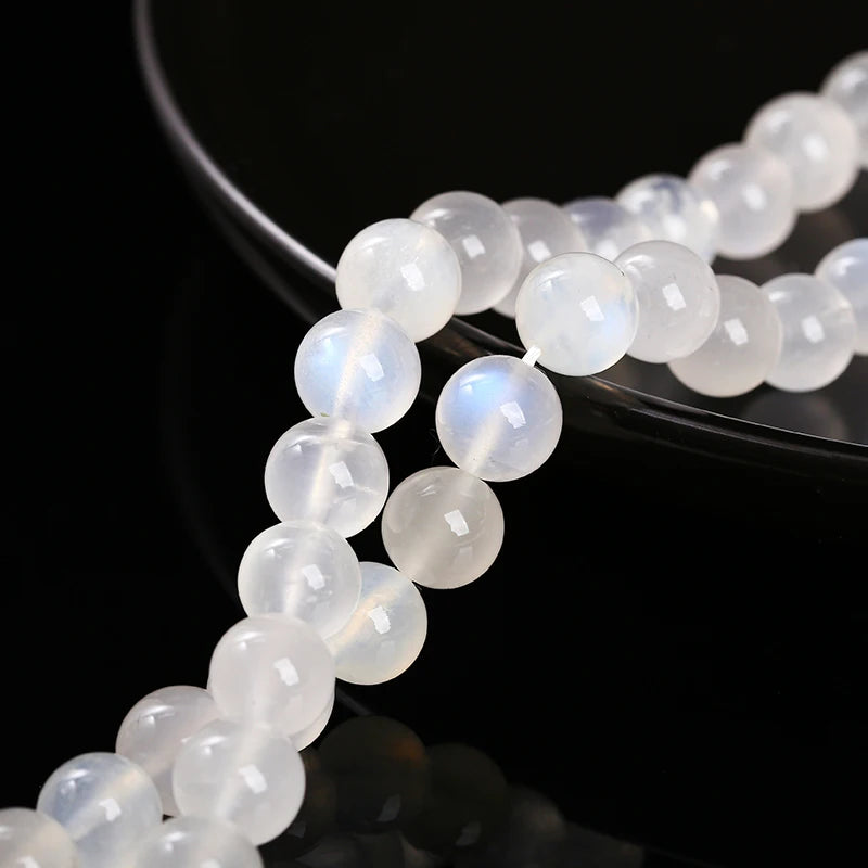 5A Quality Natural Blue Moonstone Beads