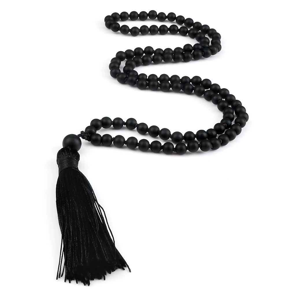 Mala 108 Stone Bead Necklace