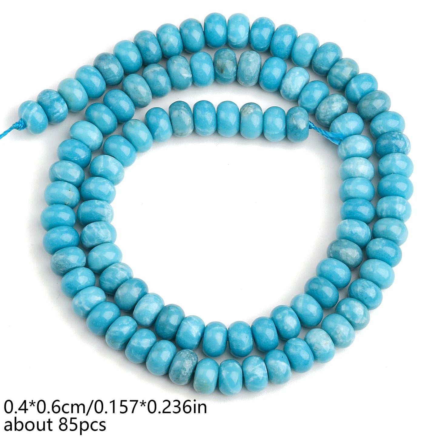 AAA Natural Larimar Bead Strand