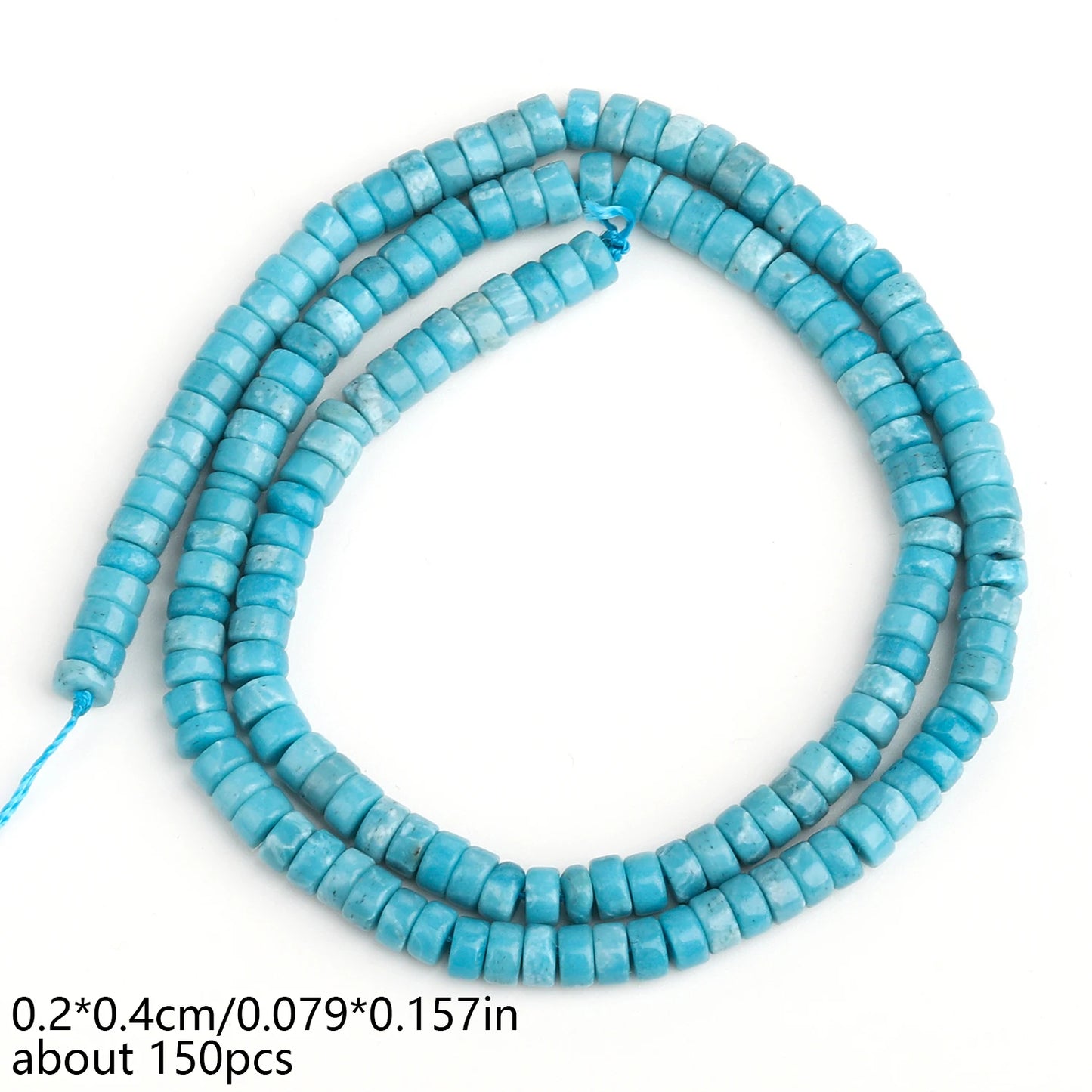AAA Natural Larimar Bead Strand