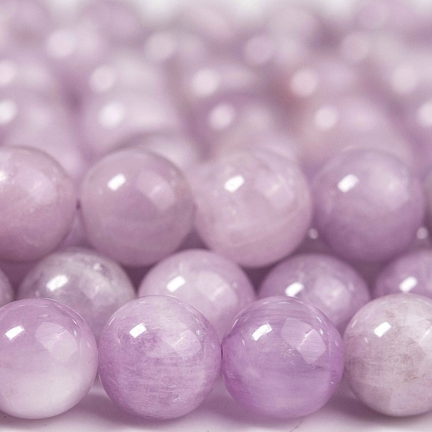 HQ Natural Purple Kunzite Bead Strand