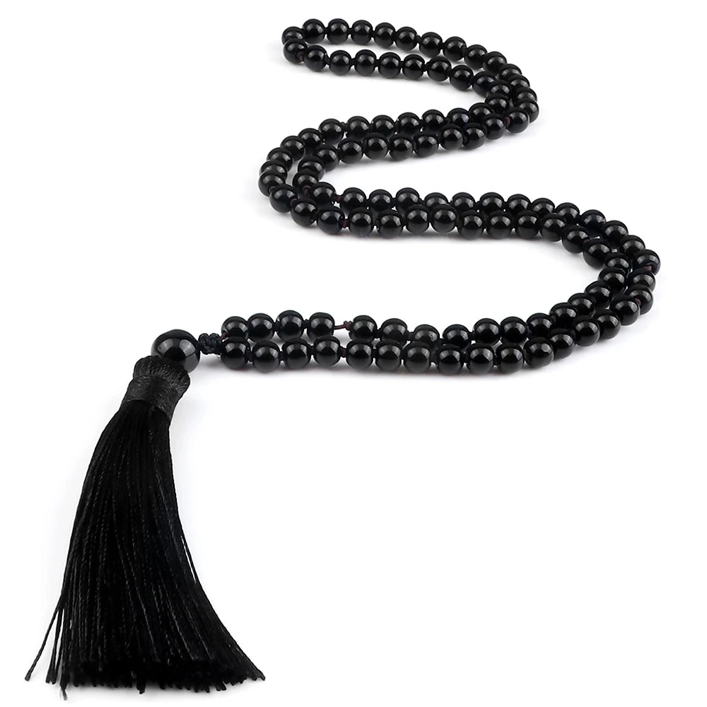 Mala 108 Stone Bead Necklace