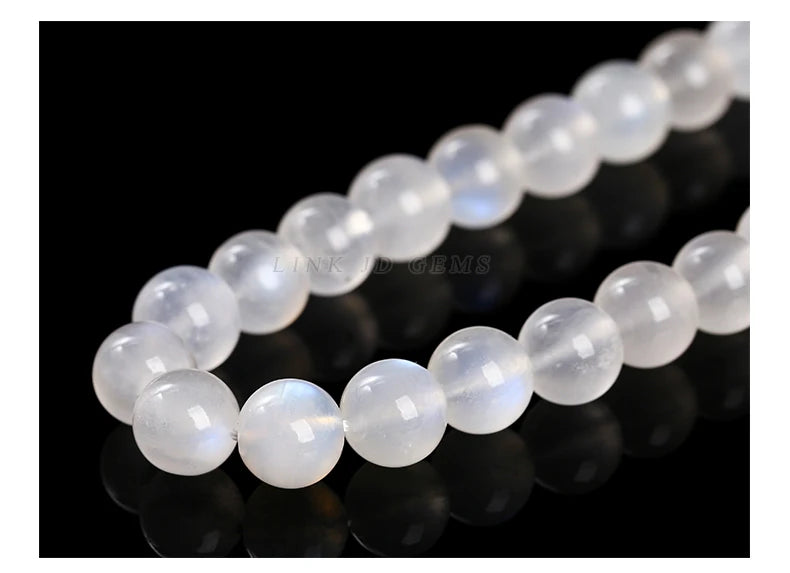 5A Quality Natural Blue Moonstone Beads