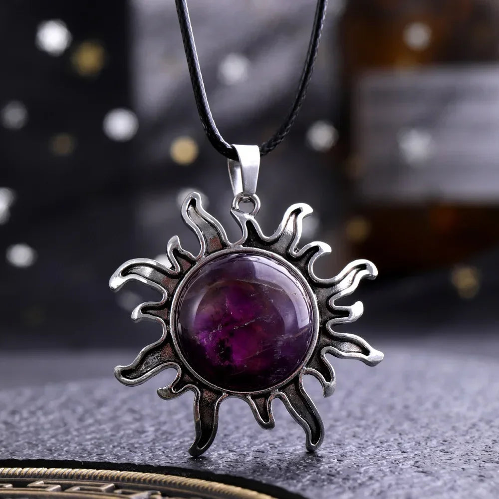 Sun Pendant Necklace