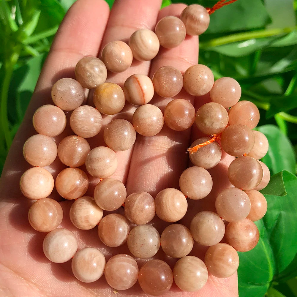 Natural Arusha Sunstone Bead Strand
