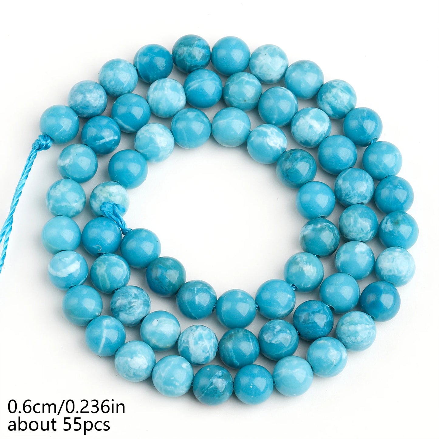 AAA Natural Larimar Bead Strand