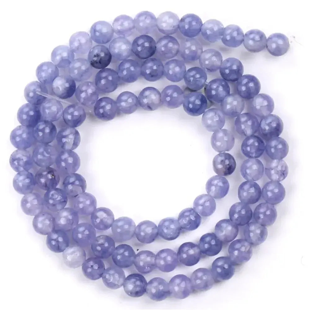 Enhanced Purple Angelite Bead Strand (6/8/10mm)