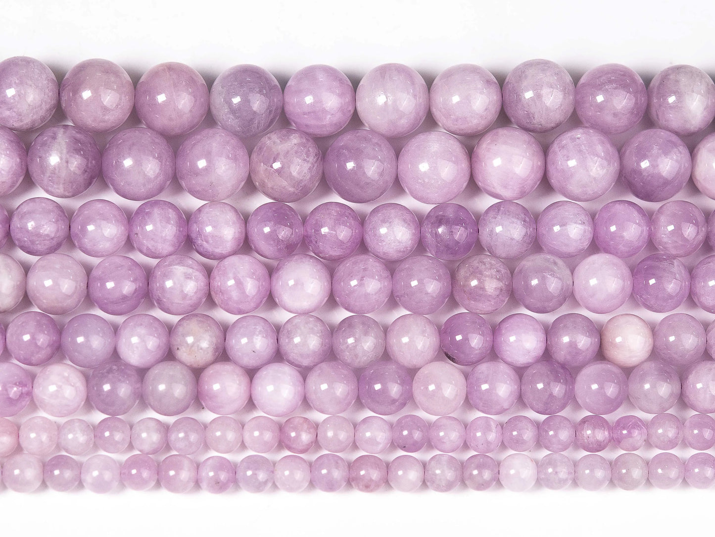 HQ Natural Purple Kunzite Bead Strand