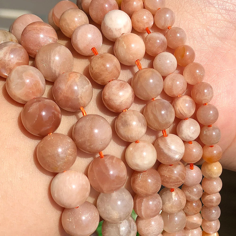 Natural Arusha Sunstone Bead Strand