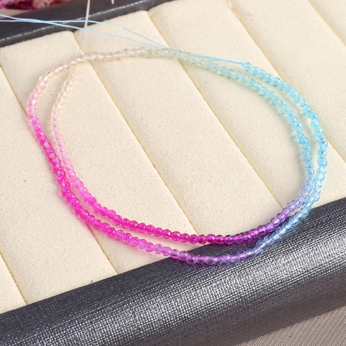 2mm Gradient Natural Stone Bead Strand