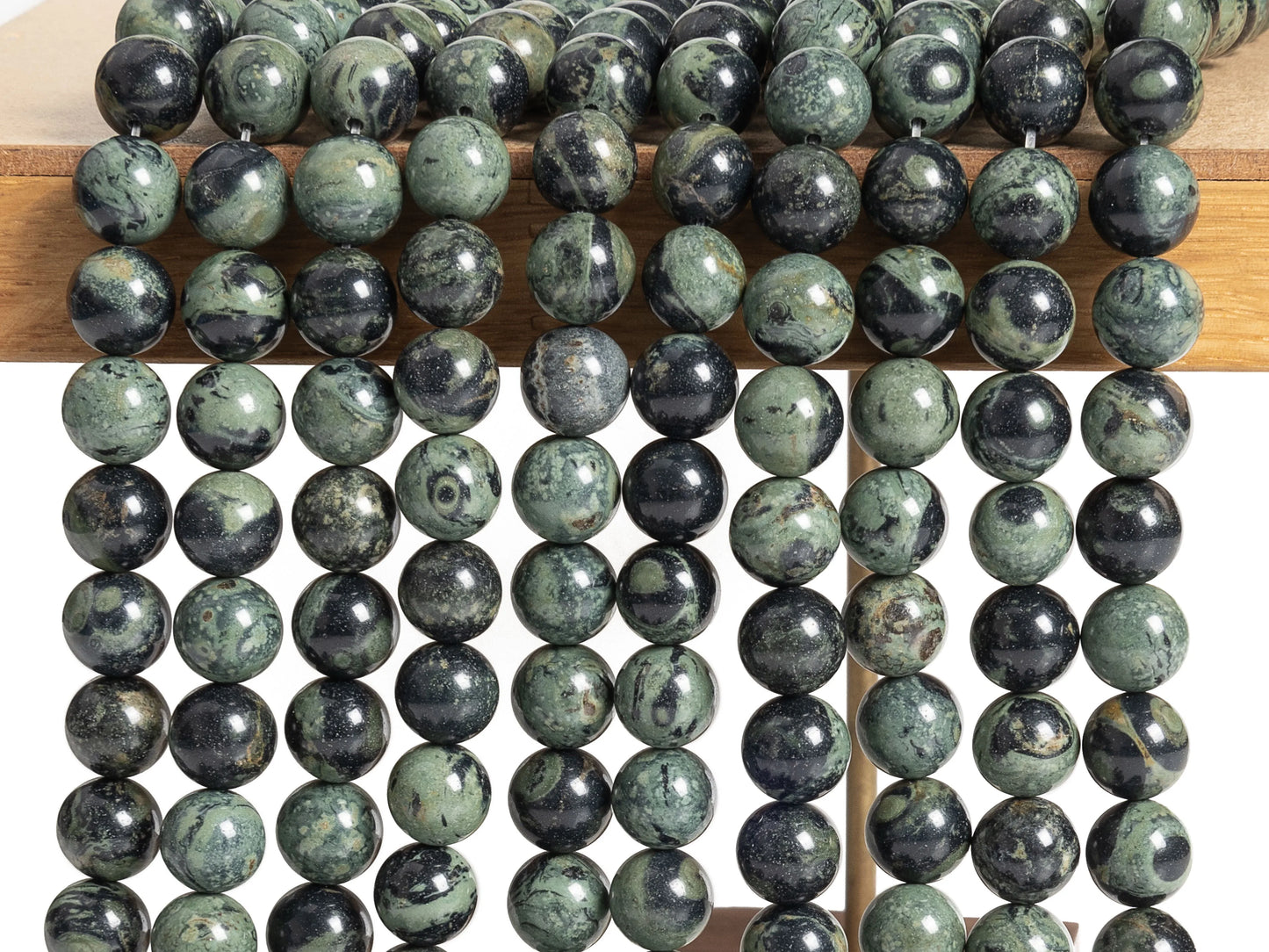 HQ Natural Kambaba Jasper Bead Strand