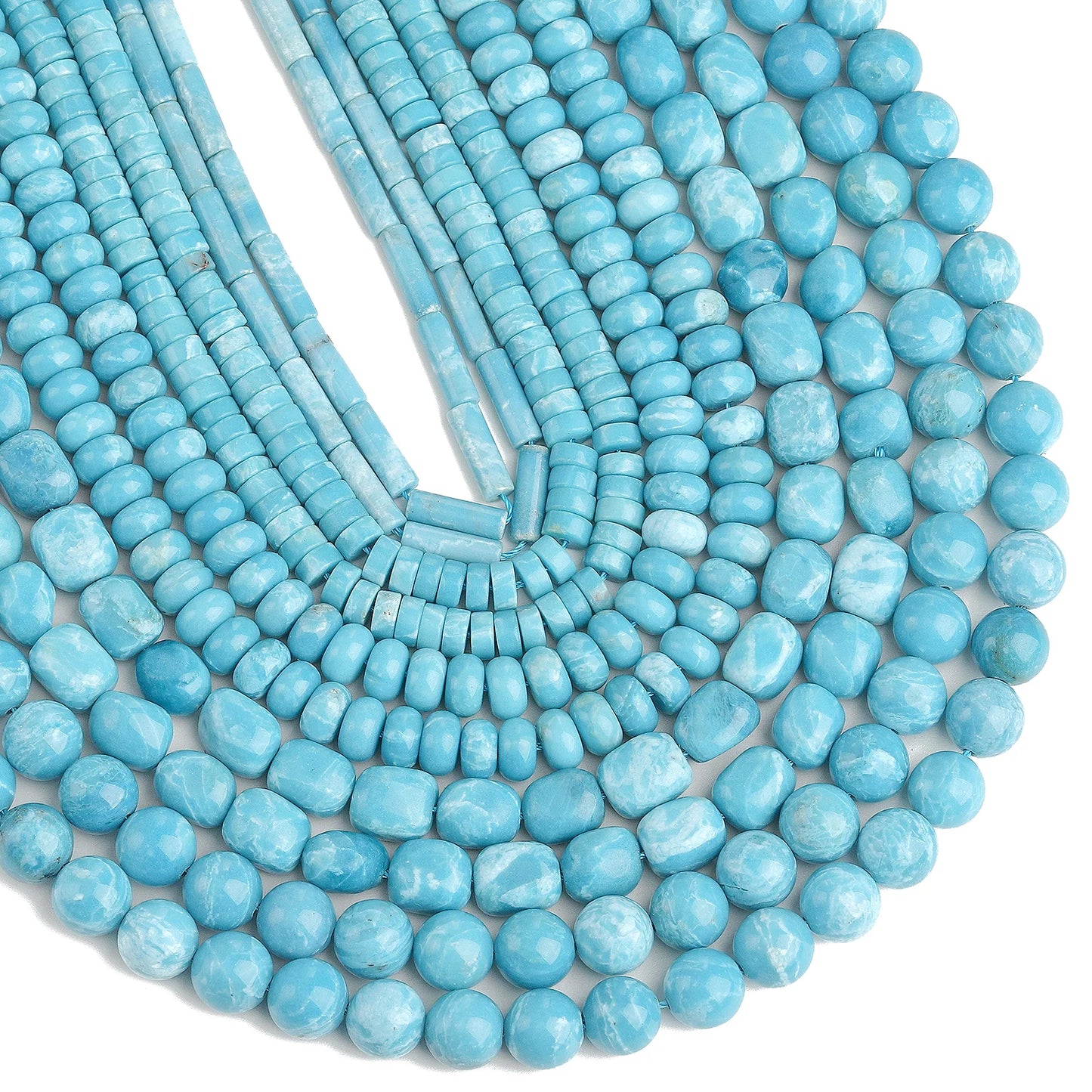 AAA Natural Larimar Bead Strand