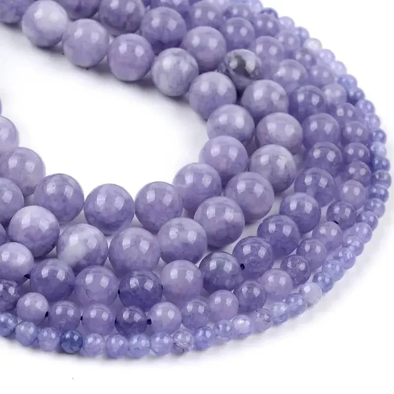 Enhanced Purple Angelite Bead Strand (6/8/10mm)