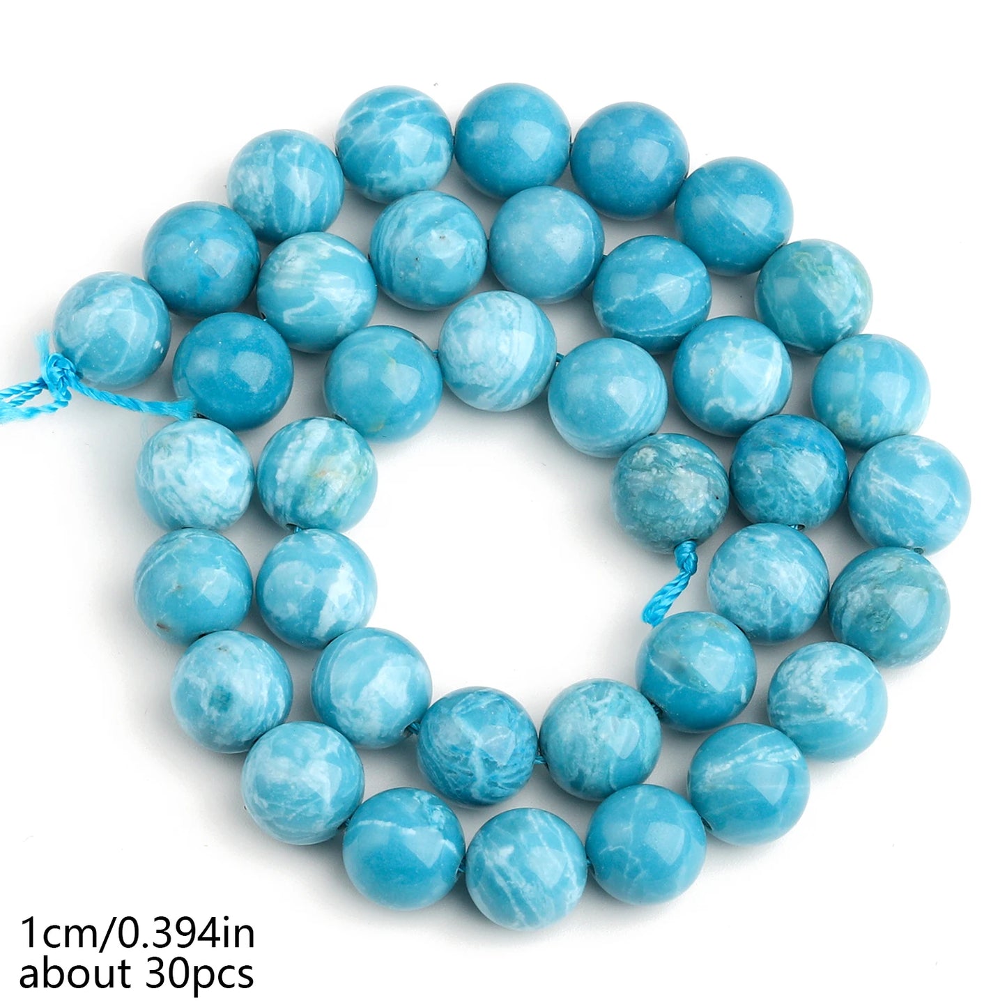 AAA Natural Larimar Bead Strand