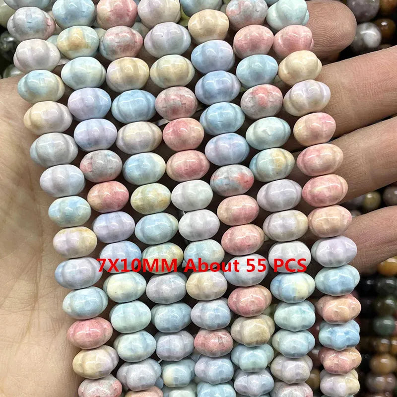 Pastel Rainbow Agate Bead Strand