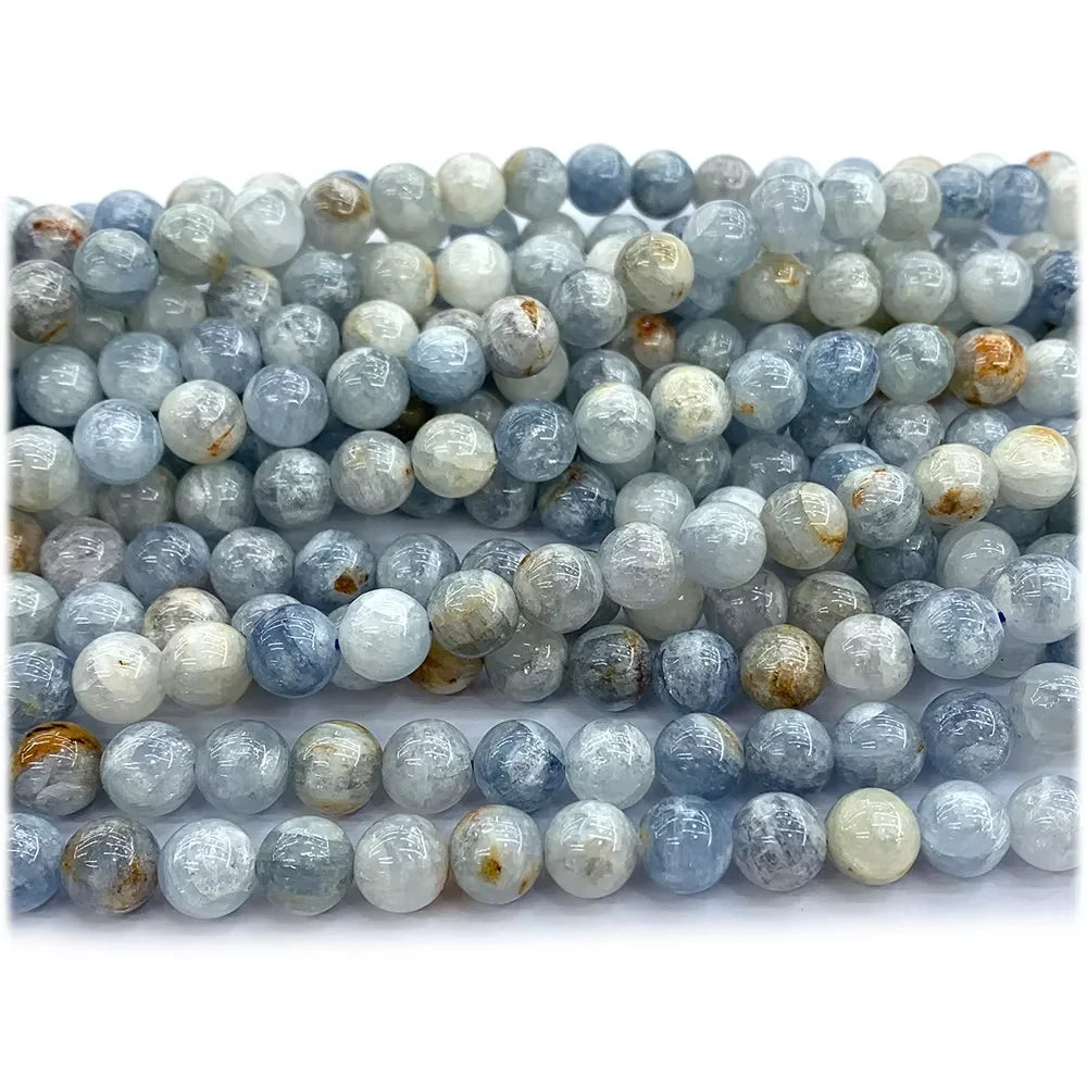 HQ Natural Celestine Bead Strand (6/8/10mm)