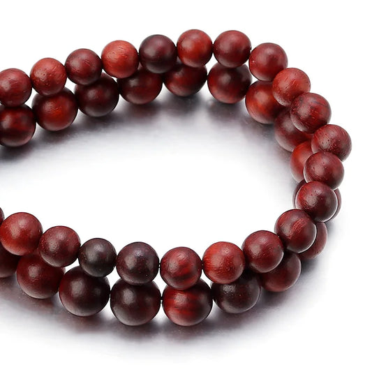Natural Burma Rosewood Bead Strand (6/8/10mm)