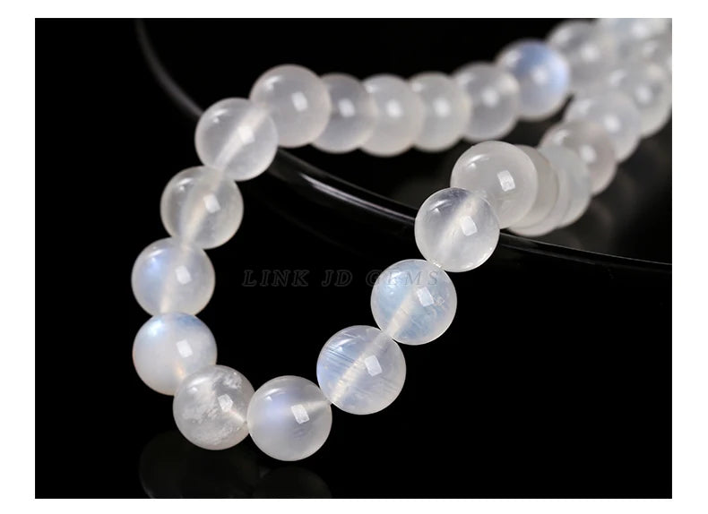 5A Quality Natural Blue Moonstone Beads
