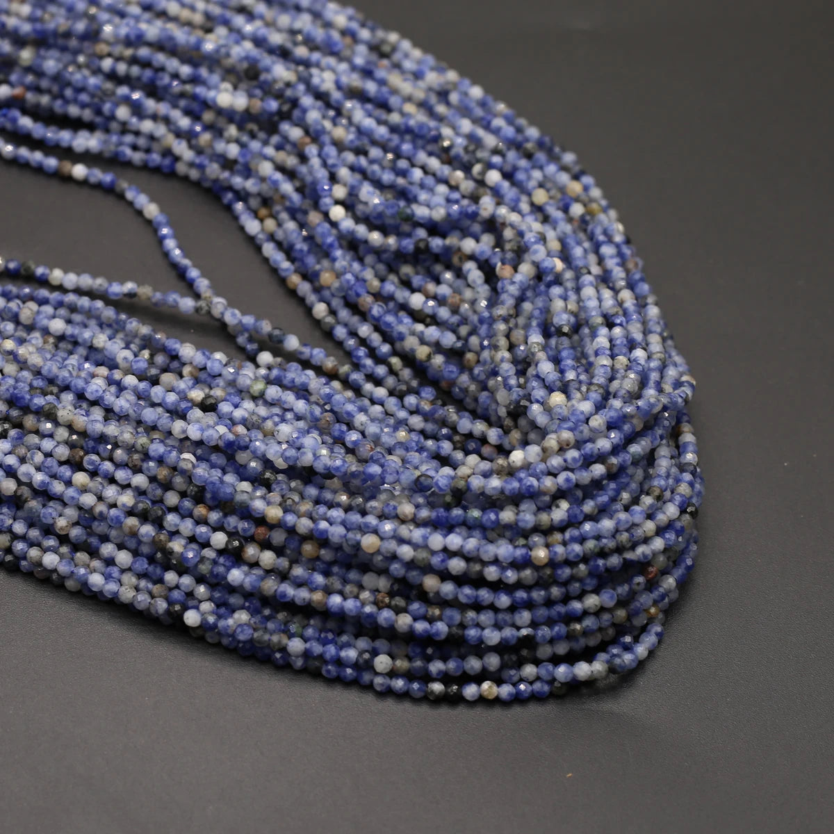 Faceted Sodalite Bead Strand