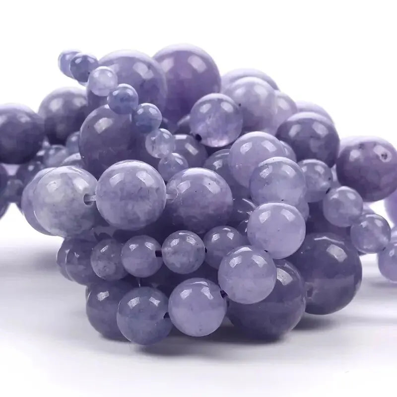 Enhanced Purple Angelite Bead Strand (6/8/10mm)