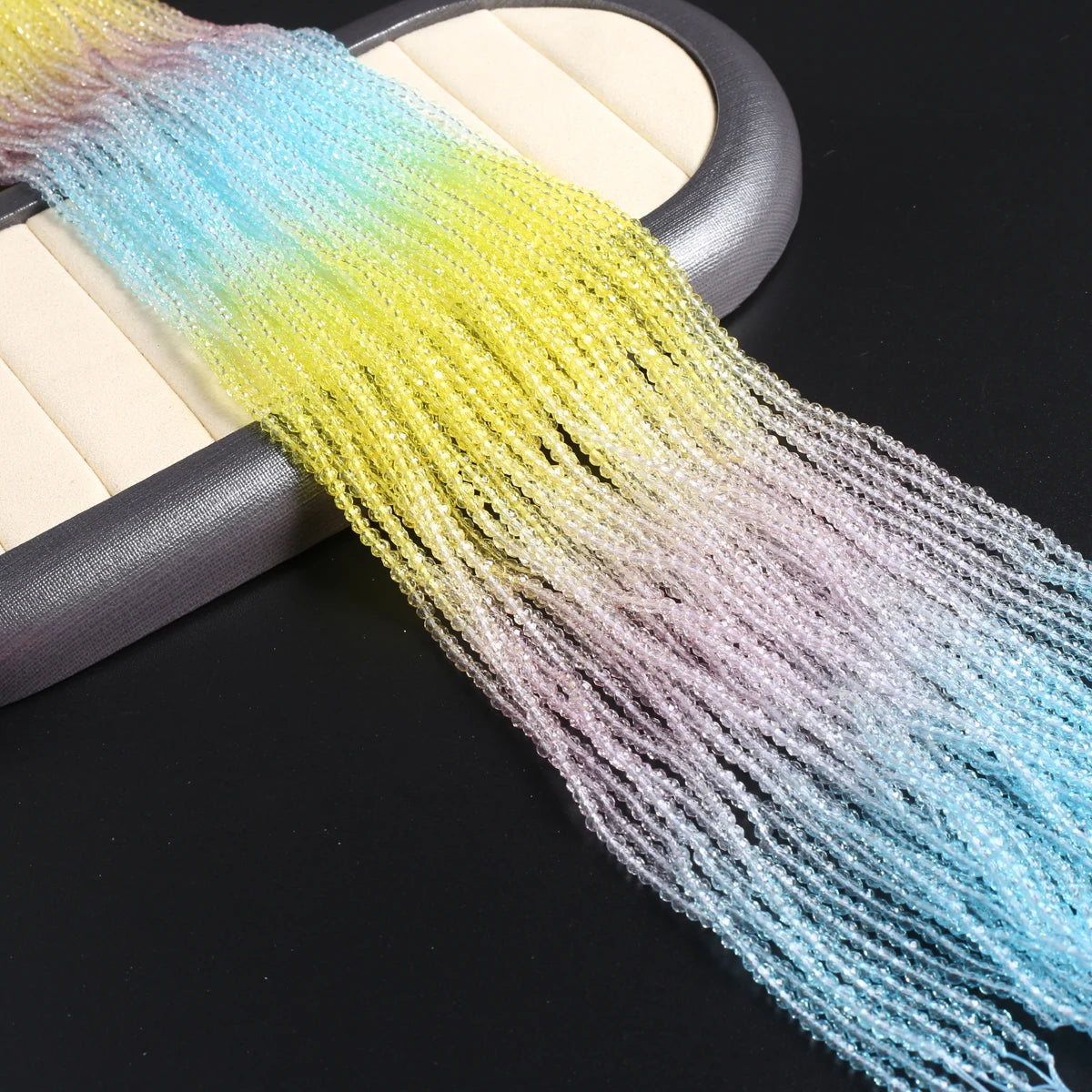 2mm Gradient Natural Stone Bead Strand