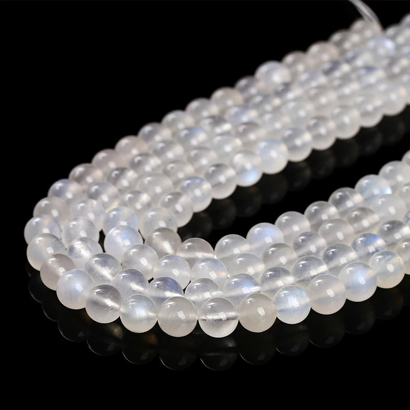 5A Quality Natural Blue Moonstone Beads