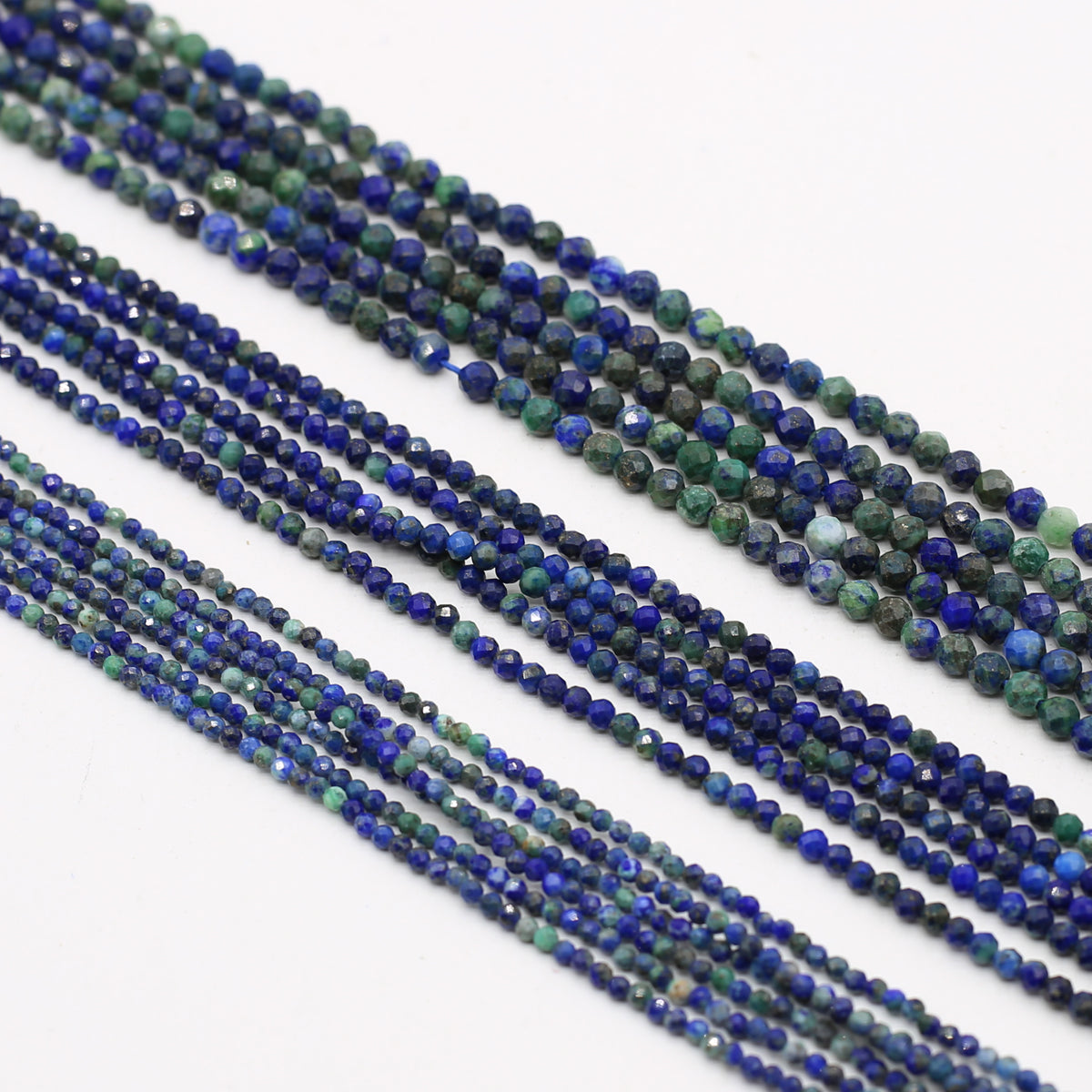 Natural Faceted Lapis Lazuli Bead Strand