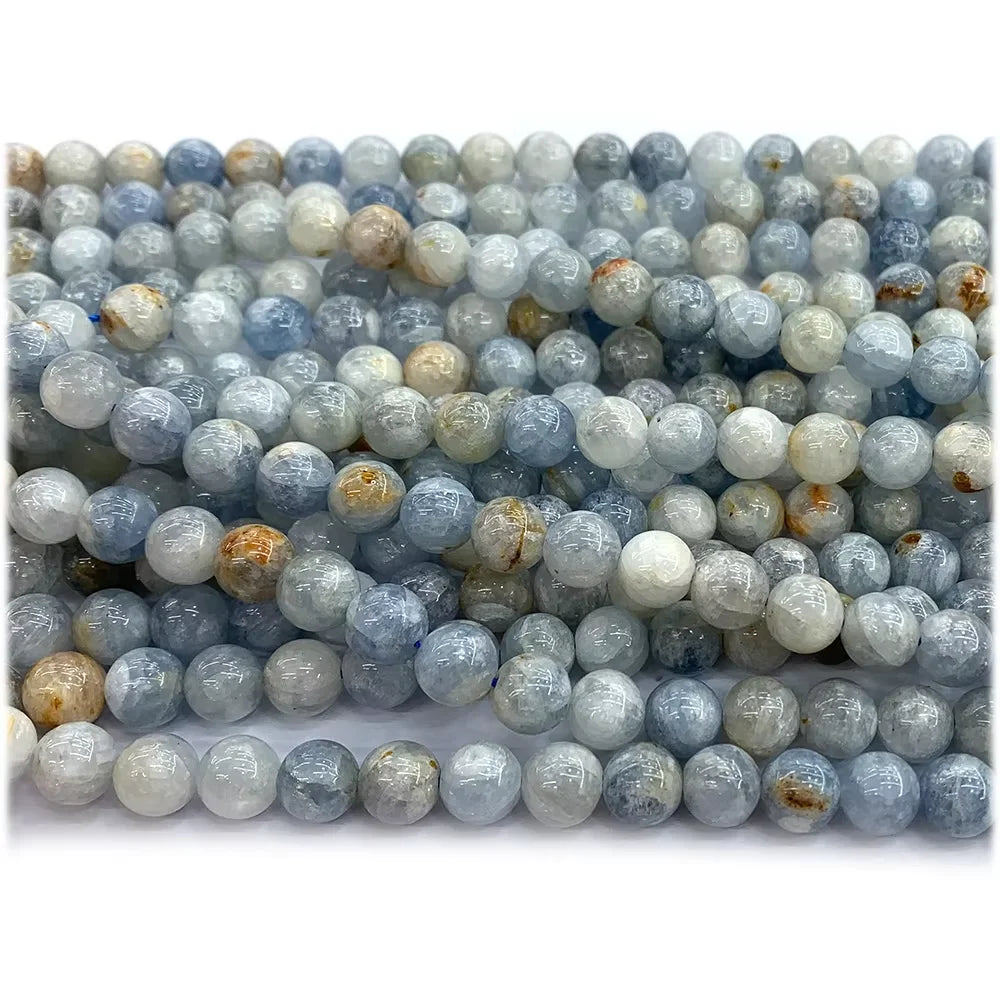 HQ Natural Celestine Bead Strand (6/8/10mm)