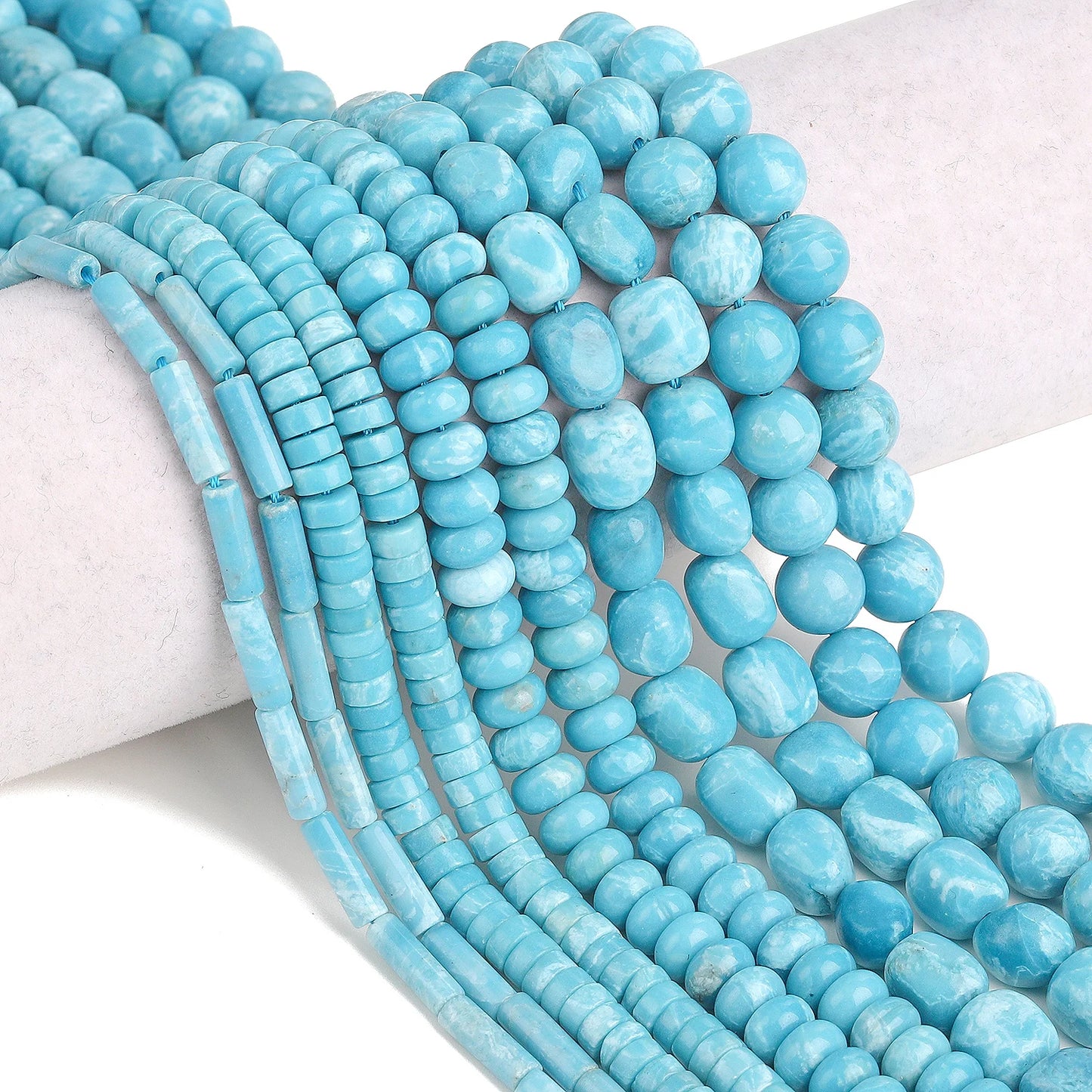 AAA Natural Larimar Bead Strand