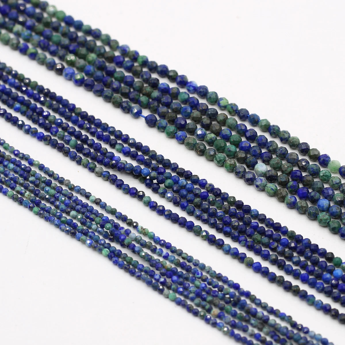 Natural Faceted Lapis Lazuli Bead Strand