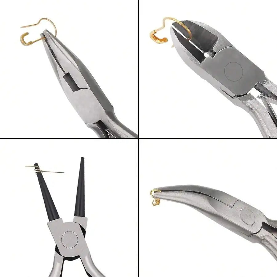 4 Pack Jewelry Pliers Kit