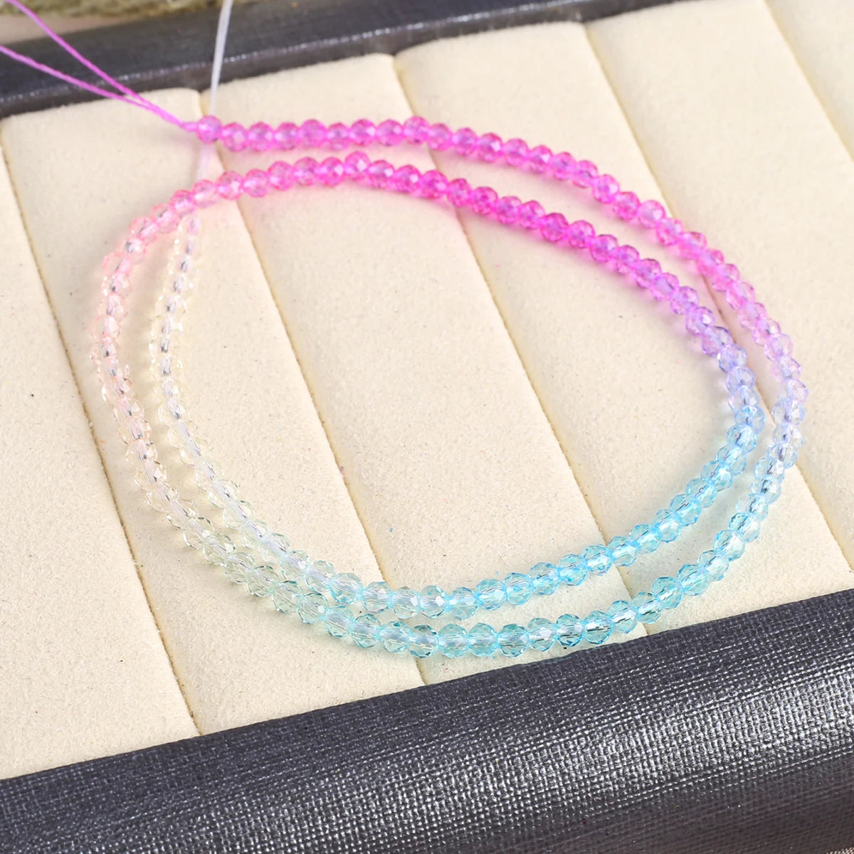 2mm Gradient Natural Stone Bead Strand