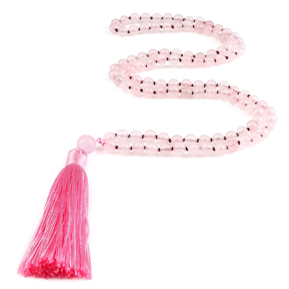Mala 108 Stone Bead Necklace