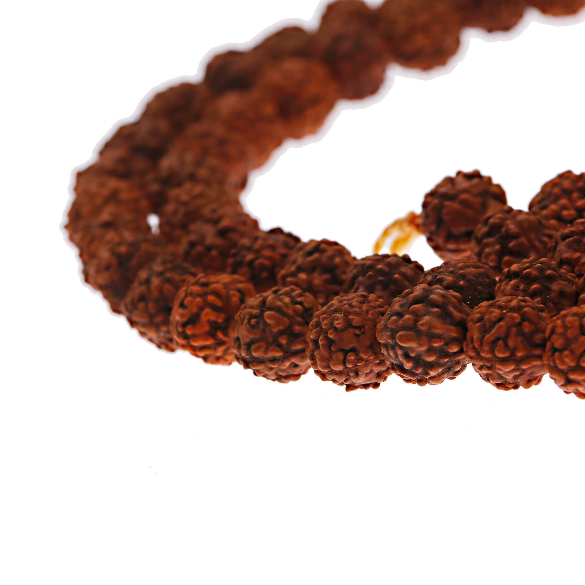 Natural Rudraksha Vajra Bodhi Bead Strand (108 Beads- 6/8/10/12mm)
