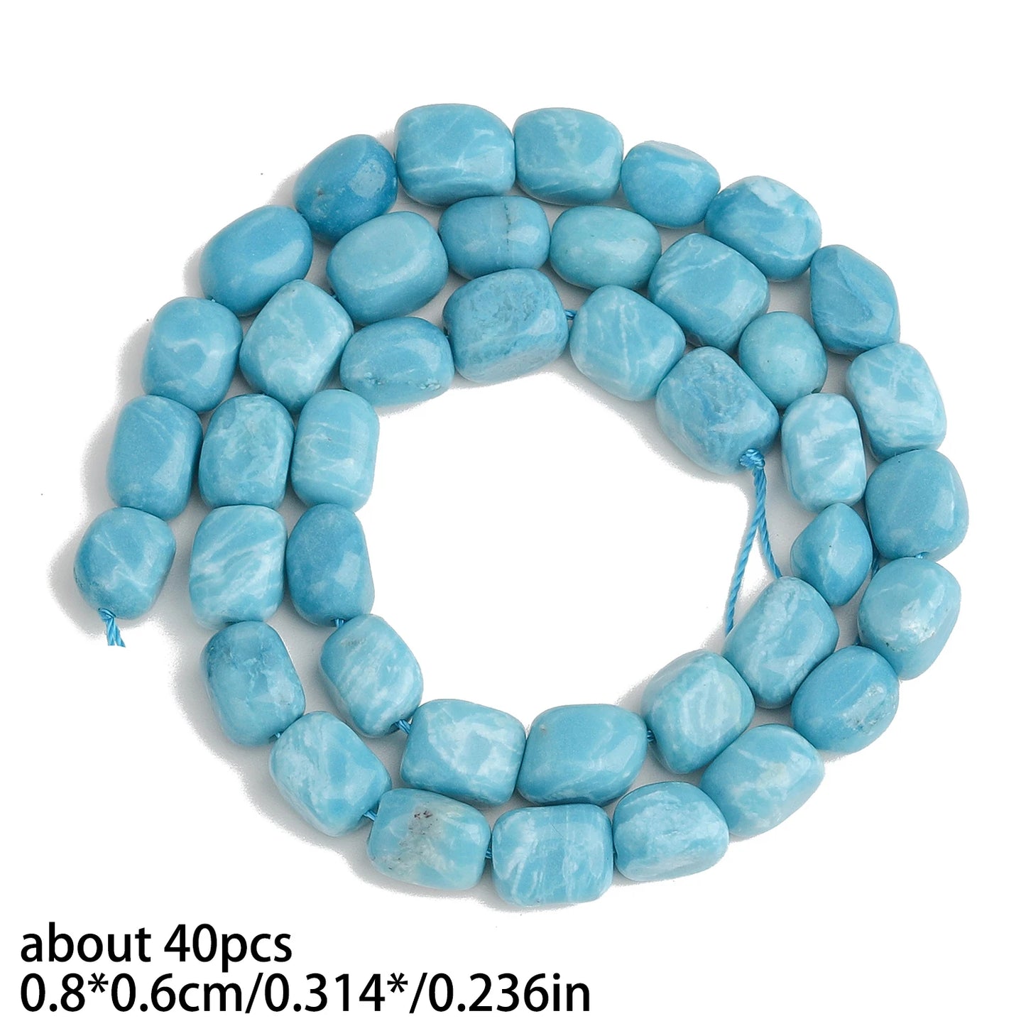 AAA Natural Larimar Bead Strand
