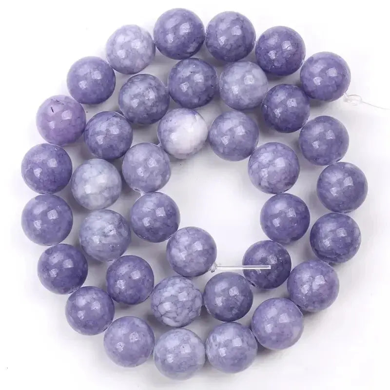 Enhanced Purple Angelite Bead Strand (6/8/10mm)